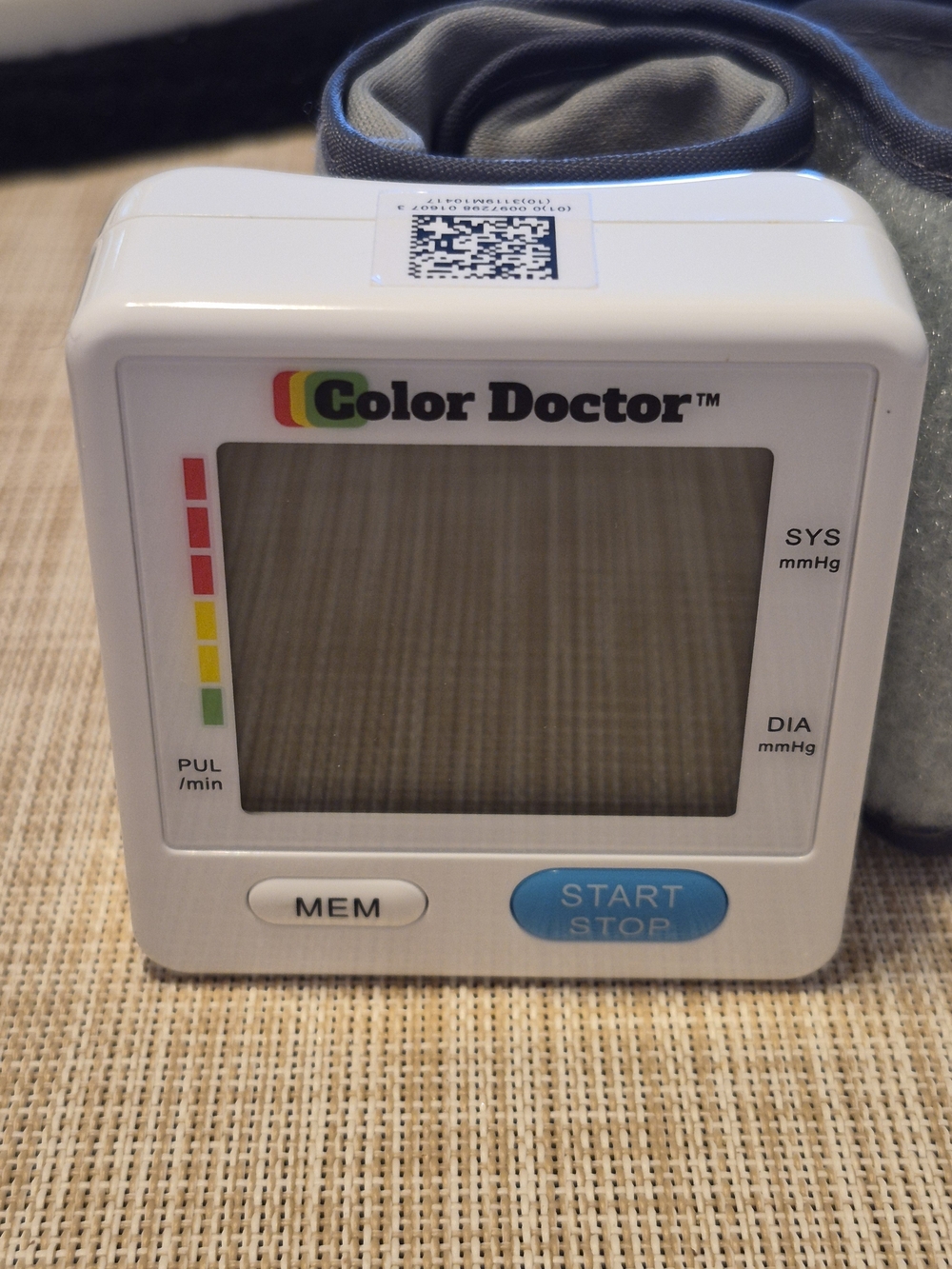 Color Doctor Digital Wrist Blood Pressure Monitor